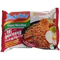 Los mejores  - Indomie Fideos Instantáneos- Mi Goreng Pedas- Picante - 40 Paquetes